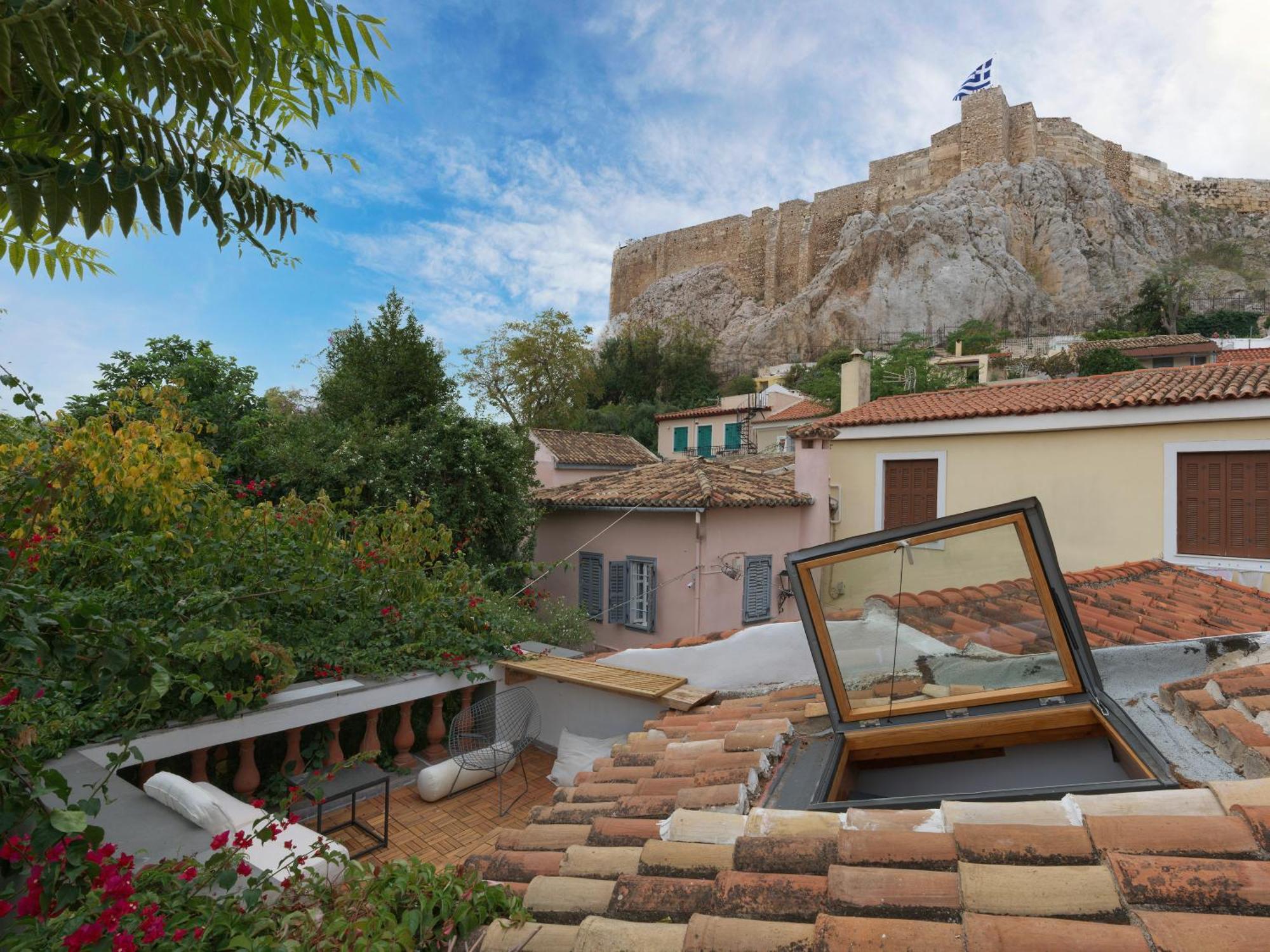 雅典Live At The Acropolis Shadow - Under Super Scenic Anafiotika公寓 外观 照片